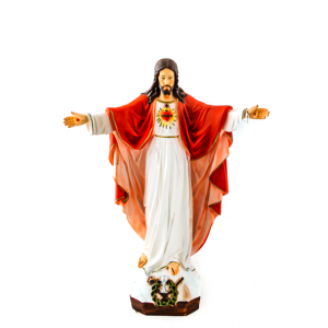 Heilig Hart Jezus met armen open beeld 40 cm groot kopen