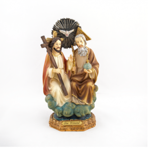 Hlg. Drie eenheid (Vader, Zoon Jezus, Heilige geest)beeld 22,5 cm kopen